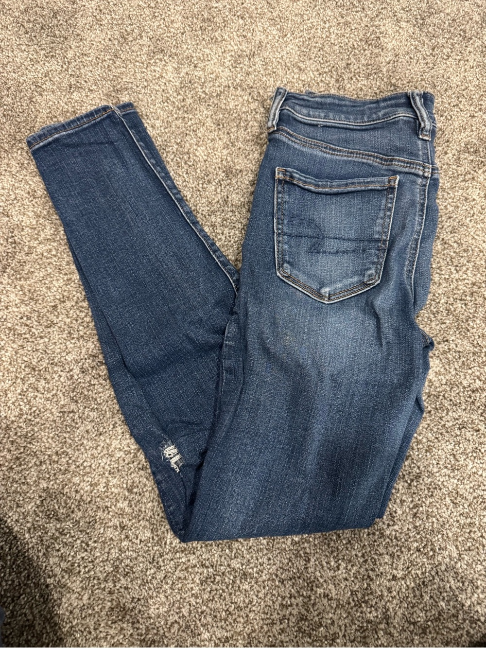 American Eagle Outfitters Dark Blue Skinny Jeans